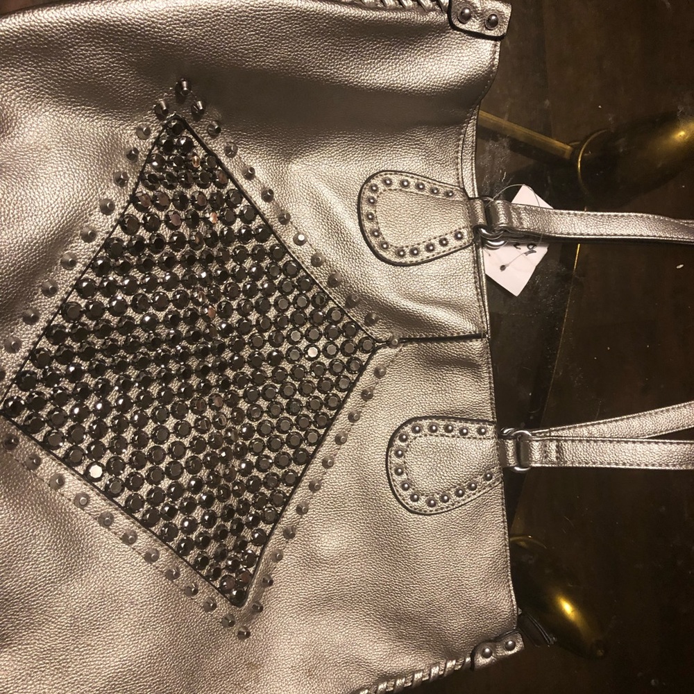 Silver purse